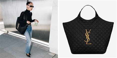 ysl shopper tote celebrity|YSL shopping bag tote.